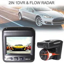 2 In 1 Car Radar Detector GPS HD 1280P Speedcam Anti Radar Detectors Car DVR Camera Dash Cam with Motion Detection Night Vision