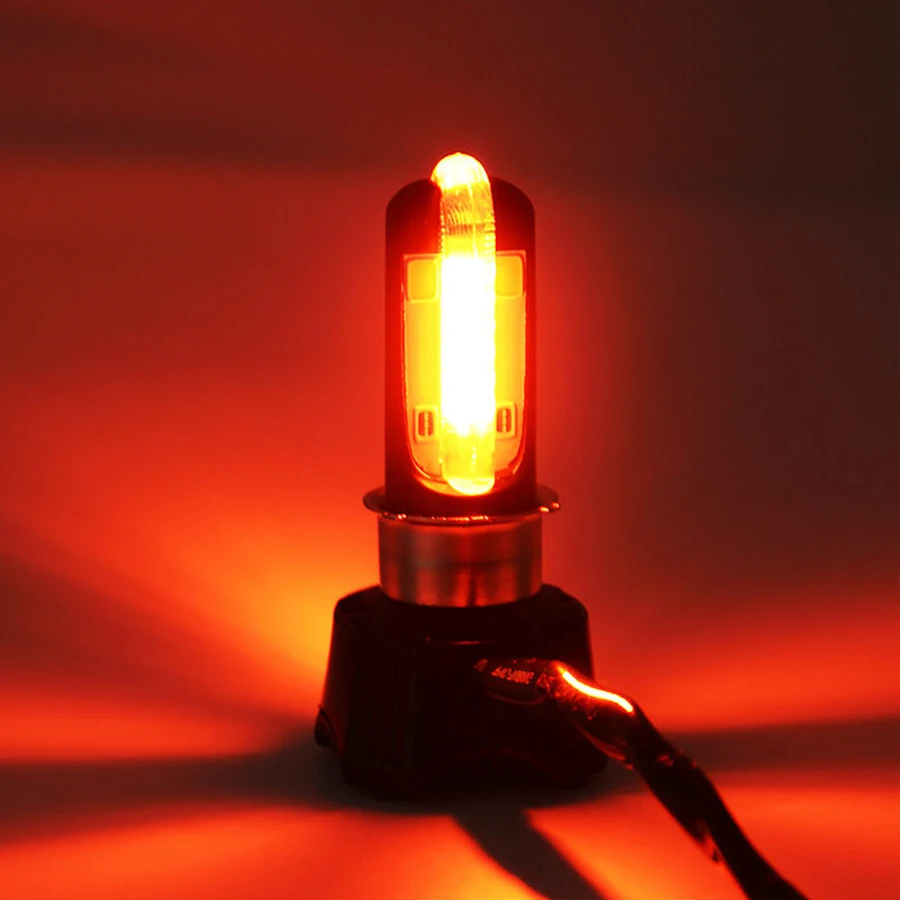 Universal U-shaped Red Foglight Design DC 40W 4000LM Hi/Lo Beam Motorcycle Motorbike LED Headlight Fit H4 P15D H6 HS1 Universal U-shaped Red Foglight Design DC 40W 4000LM Hi/Lo Beam Motorcycle Motorbike LED Headlight Fit H4 P15D H6 HS1