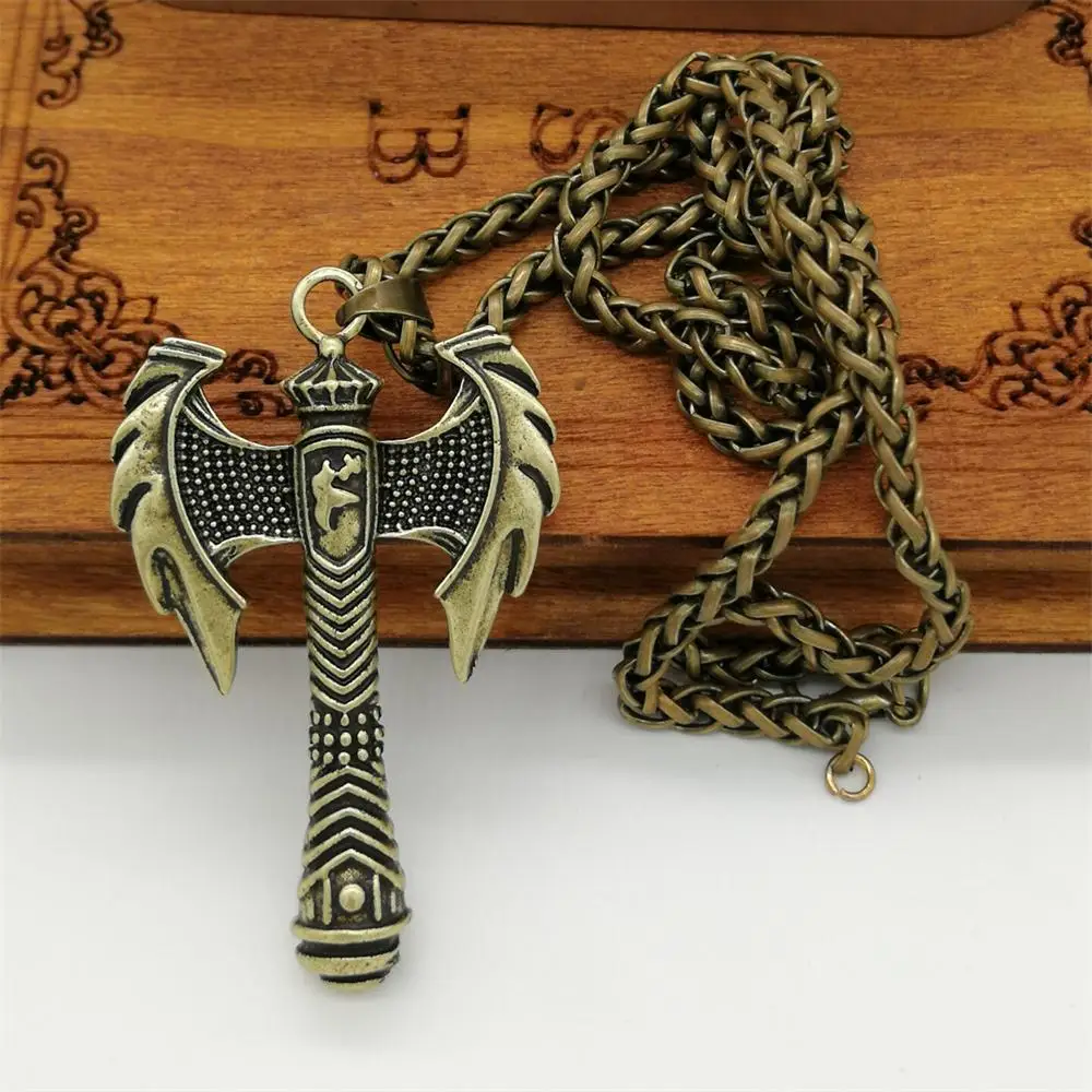 Подвеска с символикой викингов топор ожерелье талисман языческий smybol ювелирные изделия Винтажный стиль 1 шт