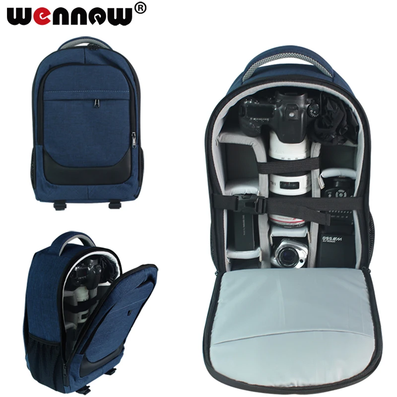 

wennew DSLR Bag Camera Bag Backpack Lens Case for Canon EOS R 5D Mark IV III 6D 7D Mark II 2 70D 77D 4000D 2000D 50D 60D 60Da