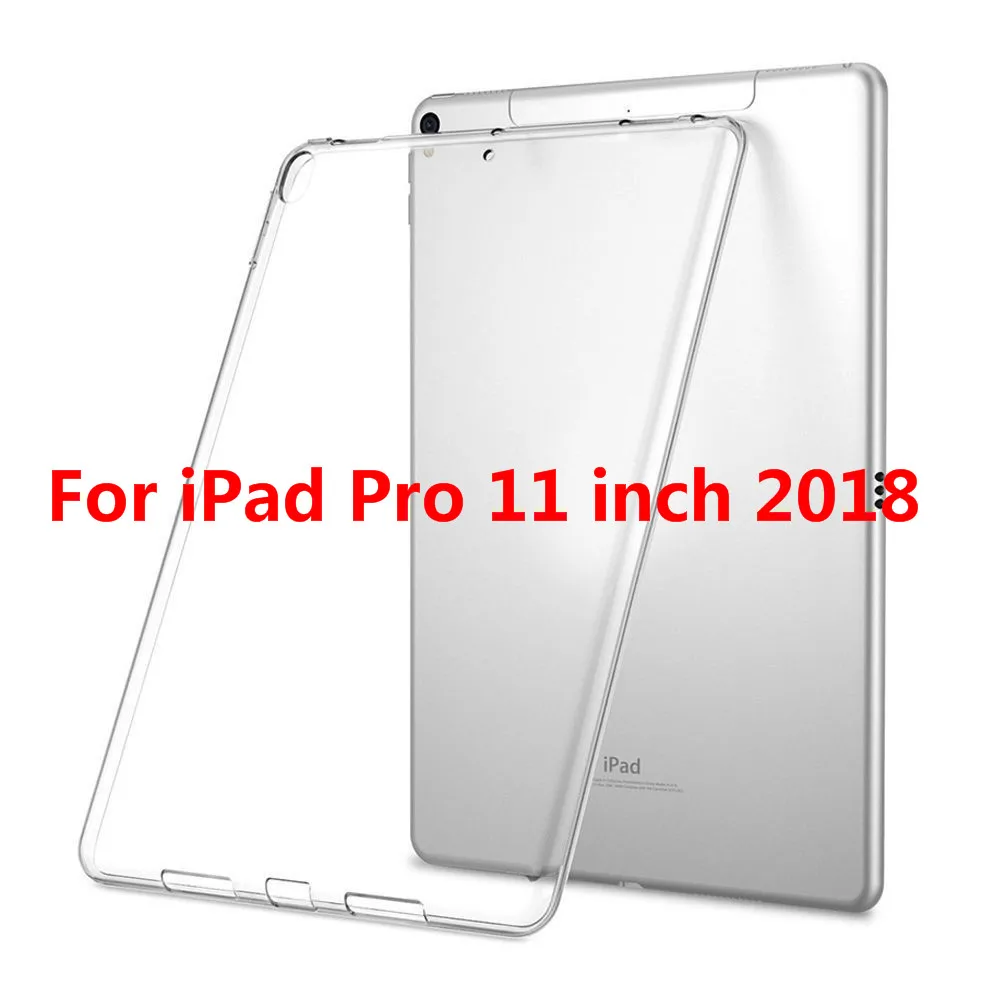 Чехол для IPad Pro 1"(), умный чехол для планшета с карандашом, чехол для нового IPad Pro 11 дюймов, Ультра чехол-подставка - Цвет: cleartpu-pro 11