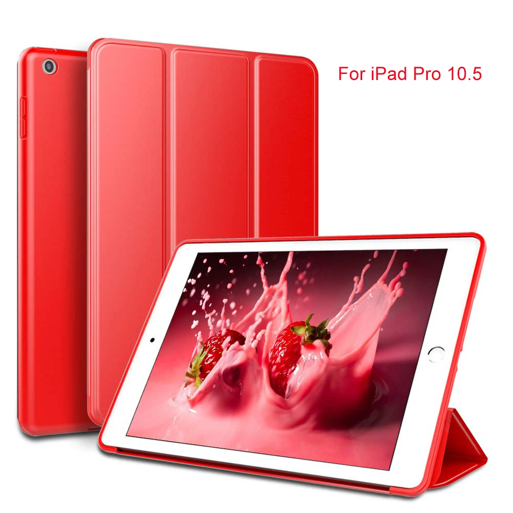 

For iPad Pro 10.5 Tablet Case Silicon Leather Smart Cases Cover For Apple Pro 10.5 Tablet A1701 A1709 Dropshipping