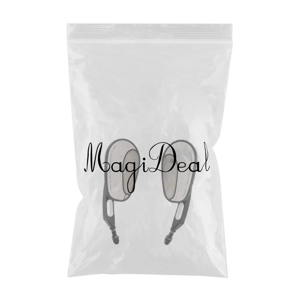Black Rear View Mirrors for   Sportster XL 883 1200 FLSTFB Fat Boy Full Metal Made with BLACK Finished