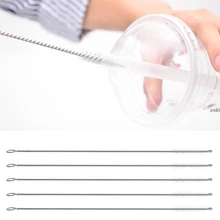 5 шт./лот детская бутылка для комления молоком Питьевая чашка для воды соломы Чистящая Щетка, чистящий спираль мягкий уход за волосами инструмент, прямые поставки