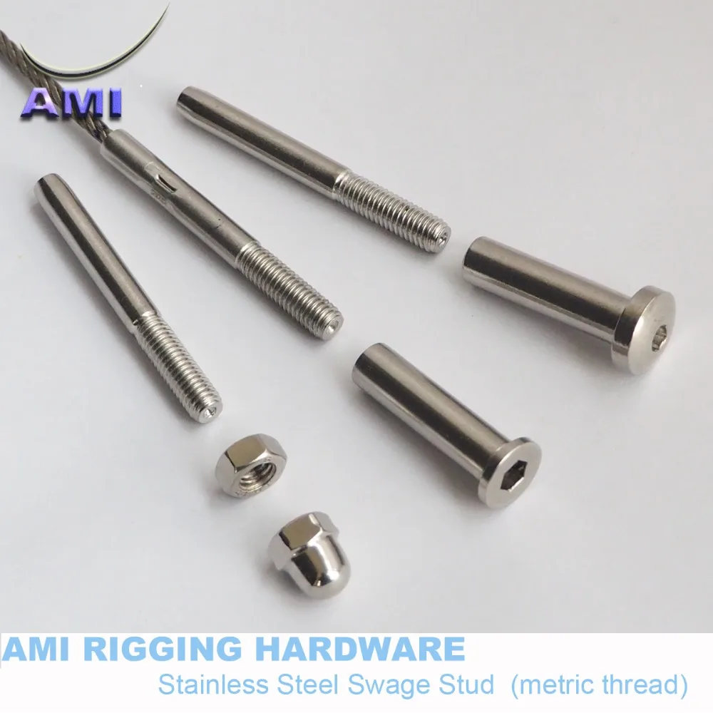 swage stud 3mm M6 53MM 3
