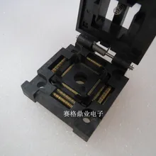 FPQ-80-0.5-04 QFP80 TQFP80 burn-в гнездо золотое покрытие тестовая плата для интегральных схем сиденье Тесты гнездо Тесты скамья