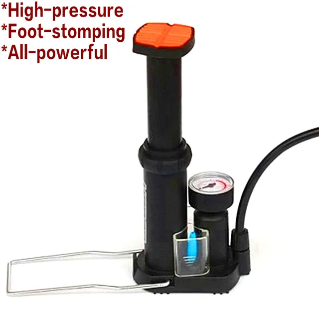 HOT High pressure Bicycle Pump Cycling Pedal Straddling Inflator Road