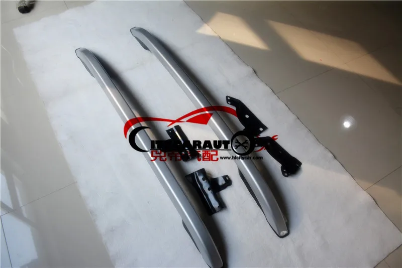 Citycarauto ديكور سقف القضبان صالح لنيسان نافارا NP300 إكسسوارات الفضة سقف القضبان قضبان رف الناقل 2016-2017