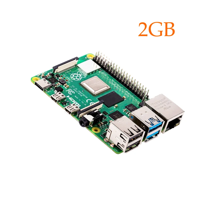 Последние Raspberry Pi 4 Model B с 1/2/4GB Поддержка 2,4/5,0 ГГц WI-FI Bluetooth 5,0 - Цвет: 2G