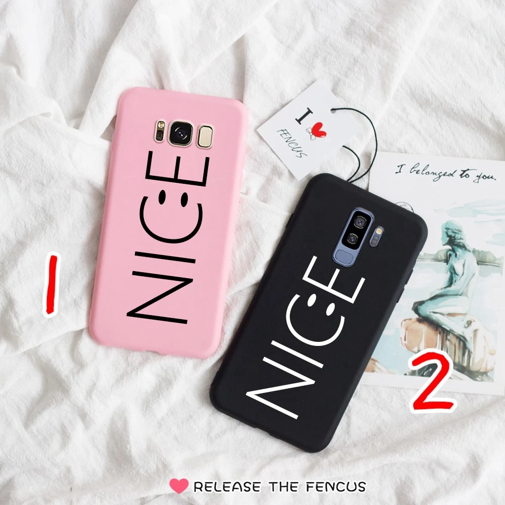 FENCUS для Samsung A5 A7 2017 J8 A6 J7 Plus A8 2018 J4 J6 Prime чехлы телефонов с надписью хороший мягкий