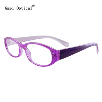 

Gmei Optical Voguish Purple Eyewear Full-Rim Plastic Optical Glasses Frame for Women Prescription Spectacles T8074