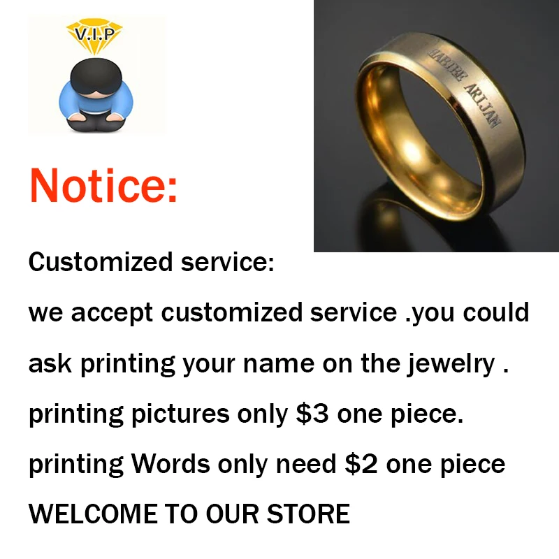 

Hot Sale Business Personalized service Customer Design And Printing Service On Jewelry With Low Price