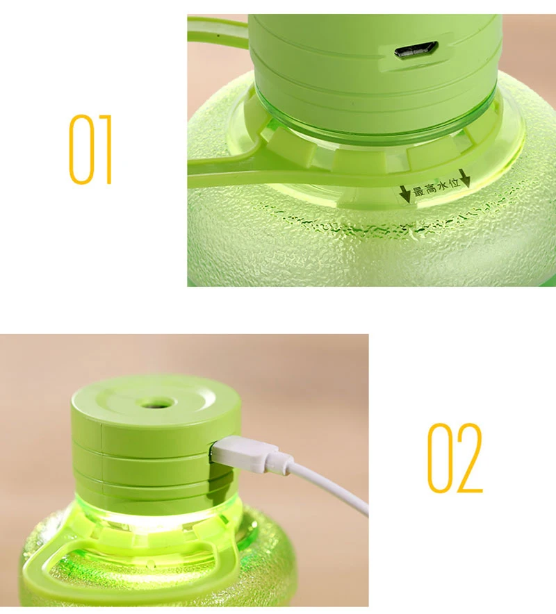 Творческий ведро увлажнитель воздуха эфирные масла распылитель ароматизатор лампа светодио дный ароматерапия светодиодный ночник USB