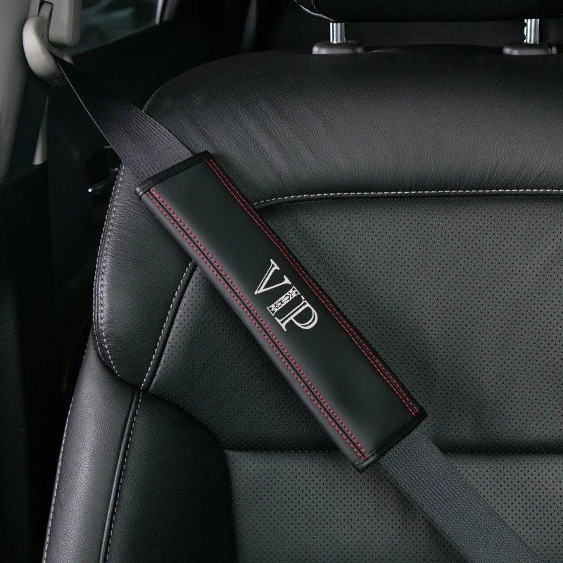 ShinMan 2x Кожаный Автомобильный Брелок с подкладка под ремень безопасности, накидка на плечи для Audi A3 8 P A4 B7 B8 A6 C6 A8 TT Q7 Q3 Q5 S6 S3