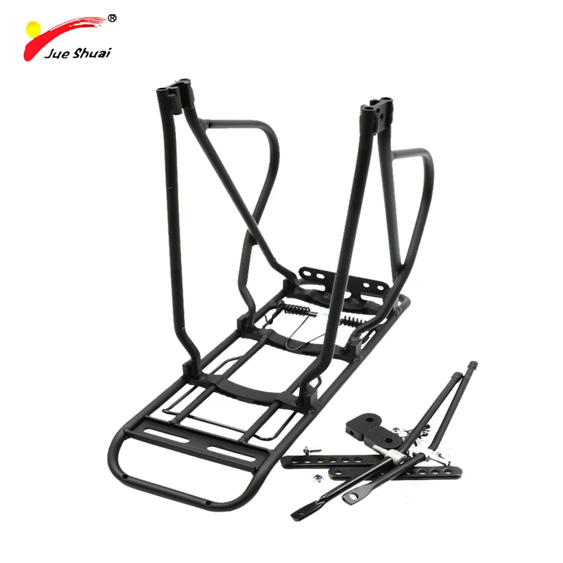 Jueshuai 24" 26" bicycle luggage rack Bike Rear Rack Silver Black trunk