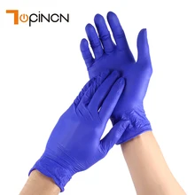 100 шт хозяйственные перчатки для уборки одноразовые перчатки нитриловые резиновые перчатки для домашней уборки одноразовые пищевые перчатки