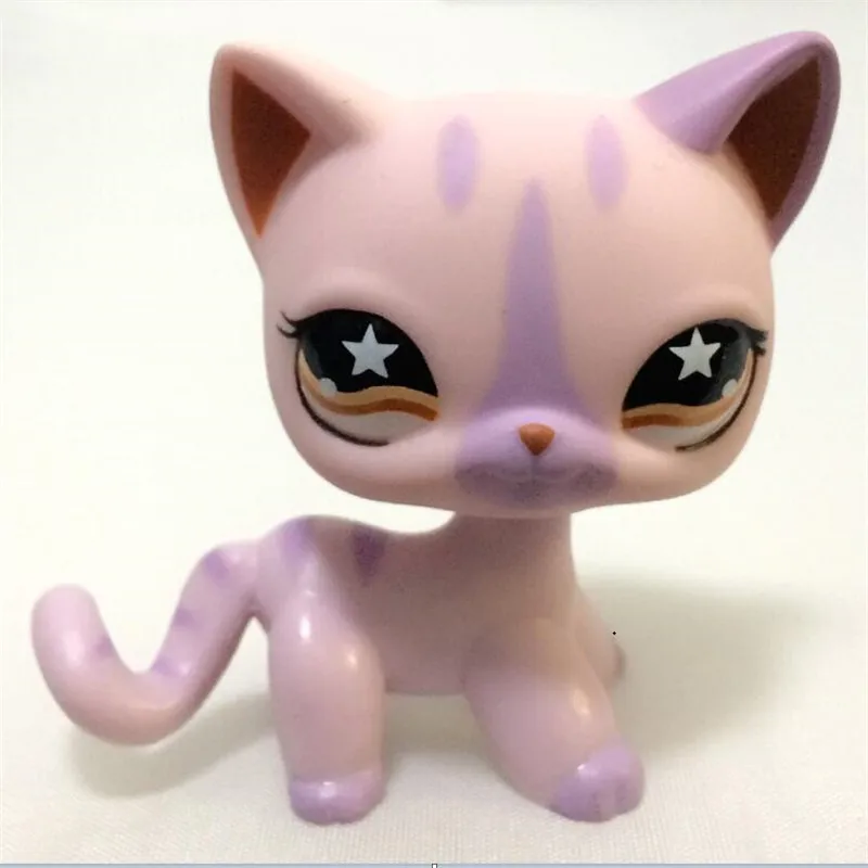 Pet Shop Lps Toys Cat #2094 Little Short Hair Standing Blue-violet Kitten Green Eyes Child Xmas Gift Old Original Free Shipping Pet Shop Lps Toys Cat #2094 Little Short Hair Standing Blue-violet Kitten Green Eyes Child Xmas Gift Old Original Free Shipping