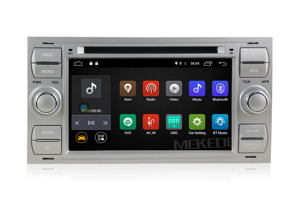 Sale Quad Core Android 7.1 2G RAM Car Radio stereo DVD For Mondeo Fiesta Kuga Focus Galaxy C-max Player GPS 4G lte wifi free shipping 28
