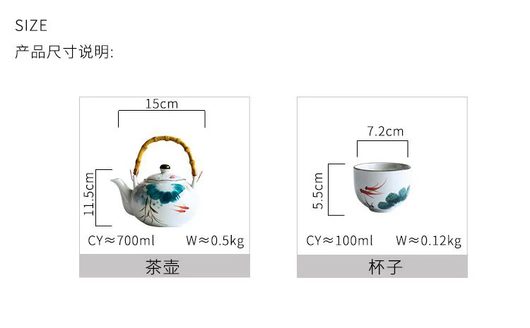 Керамический чайный набор, японский стиль, чайный горшок, Подарочная коробка, набор чайников, чайные чашки, подарок, чайный горшок с чашкой, чайный набор кунг-фу, креативный