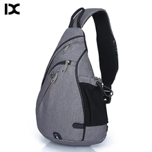 Marka o dużej pojemności męska torba na klatkę piersiowa wysokiej jakości nylonowe męskie torby szkolne nowoczesna torba na ramię Unisex Crossbody torby torba listonoszka