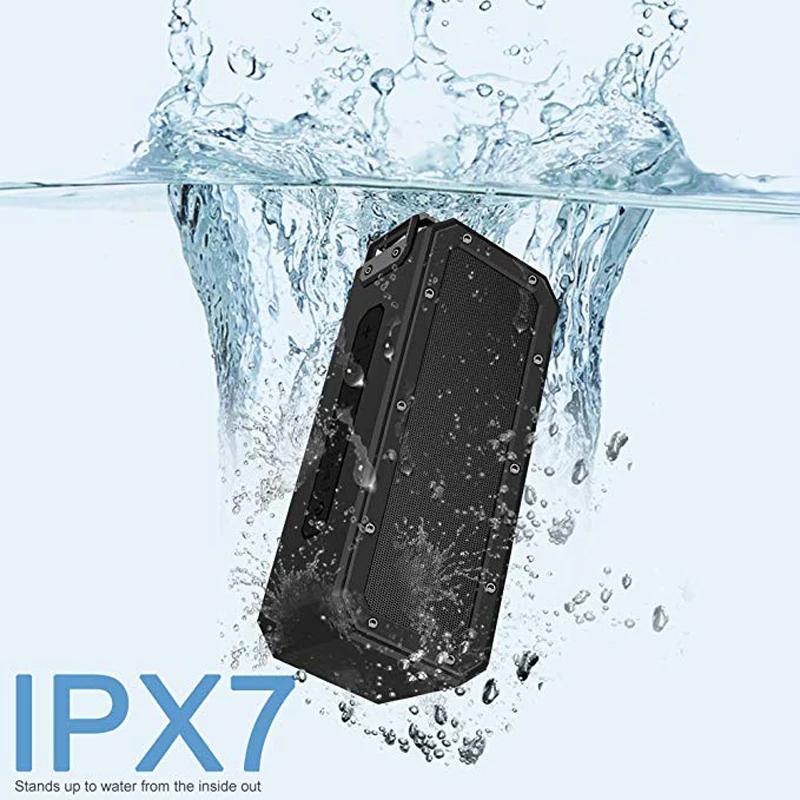 40 Вт Bluetooth динамик IP7X Водонепроницаемая Портативная колонка Громкая связь супер