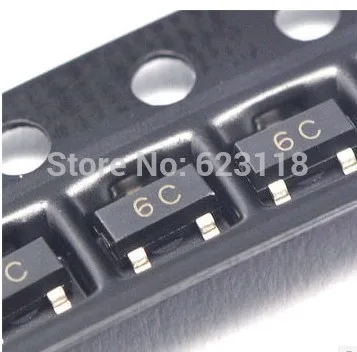 200 шт. BC817 BC817-40 SOT-23 NPN 6C 0.1A/45В Универсальный новый оригинальный транзистор |