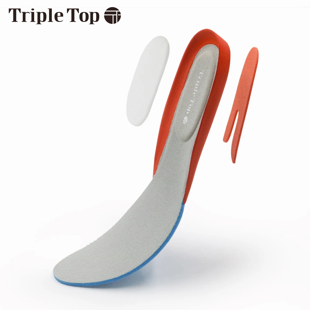 Удобные беговые стельки TripleTop с полиуретаном и пенополиуретаном эффектом памяти