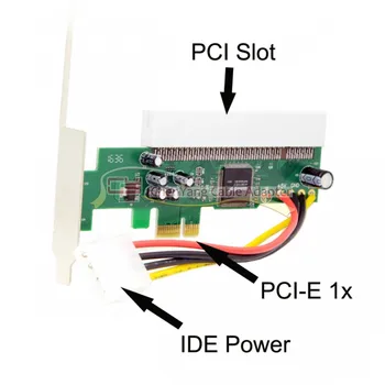

PCI-Express PCIE PCI-E X1 X4 X8 X16 To PCI Bus Riser Card Adapter Converter With Bracket for Windows