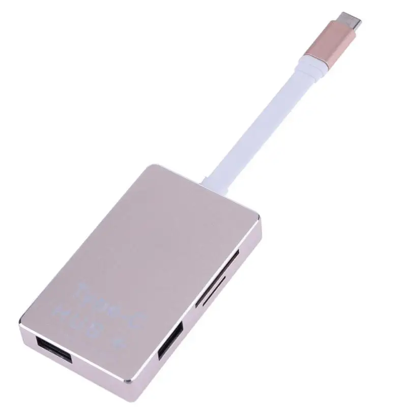 6 в 1 тип-c 3,1 до 2 USB3.0 концентратор + SD/TF кардридер с 4K HDMI + PD порт