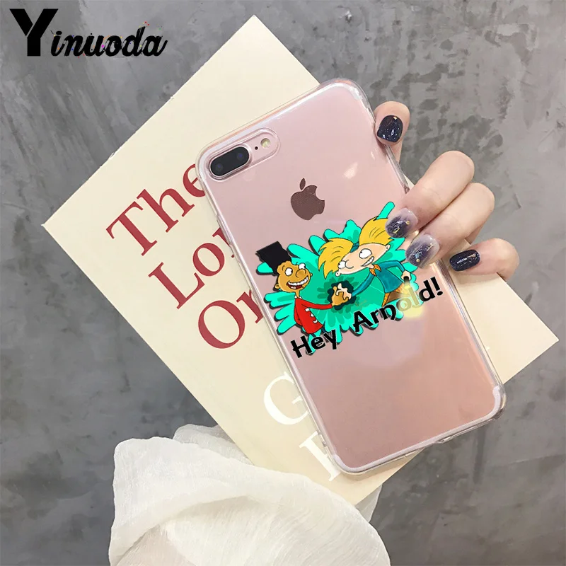 Yinuoda Hey Arnold Rugrats Soft TPU silicone On Sale Cool Phone Case for Apple iPhone 8 7 6 6S Plus X XS max 5 5S SE XR Cover