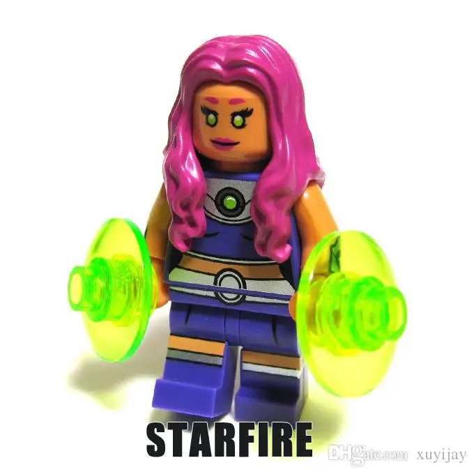 SingleSale STARFIRE KORIAND'R JOKERLAND отряд самоубийц бэтмен Супергерои Minifig собрать