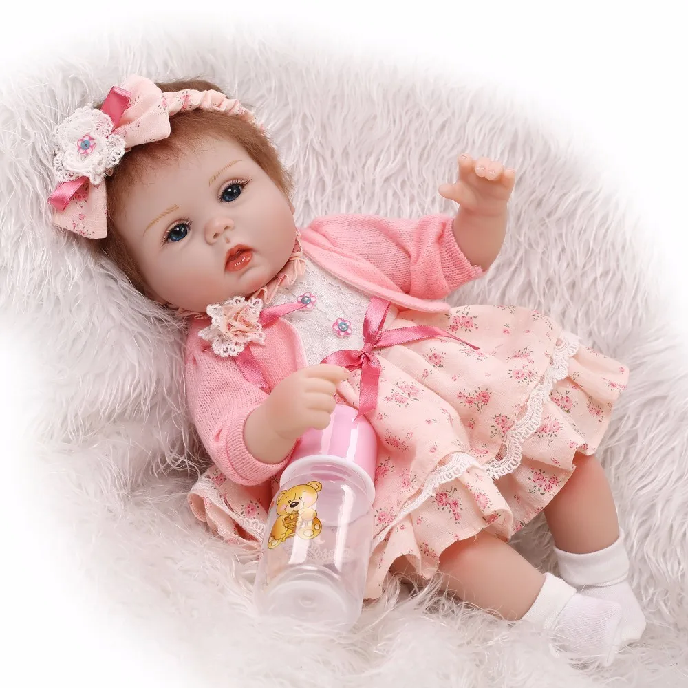 Poupee реальные силиконовые reborn baby куклы обувь для девочек 40 см juguetes раннее образовательные игрушки menina игрушечные лошадки детей boneca