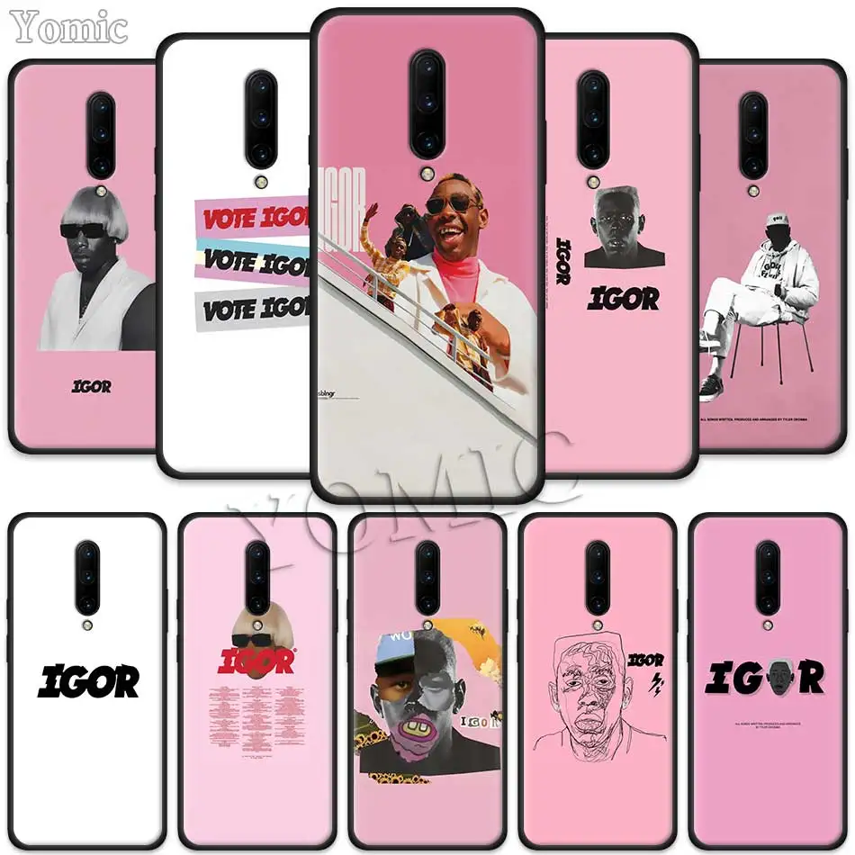 tyler the creator Igor Black Soft Case for font b Oneplus b font font b 7