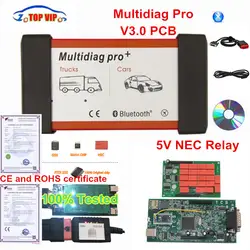 Последние 2016,00 с keygen SW Профессиональный мультидиагностический Bluetooth TCS CDP Pro multi diag Pro Бесплатная Keygen диагностический сканер инструмент