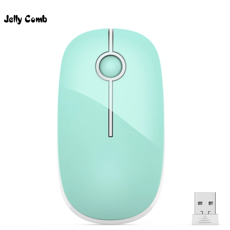 Jelly Comb Ultra Slim Portable Optical Mice Quiet Click Silent Mouse 2