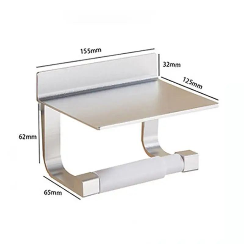 Держатель для бумажных полотенец, держатель для бумажных полотенец, алюминиевый держатель для салфеток, органайзер для гостиной, туалета, спальни