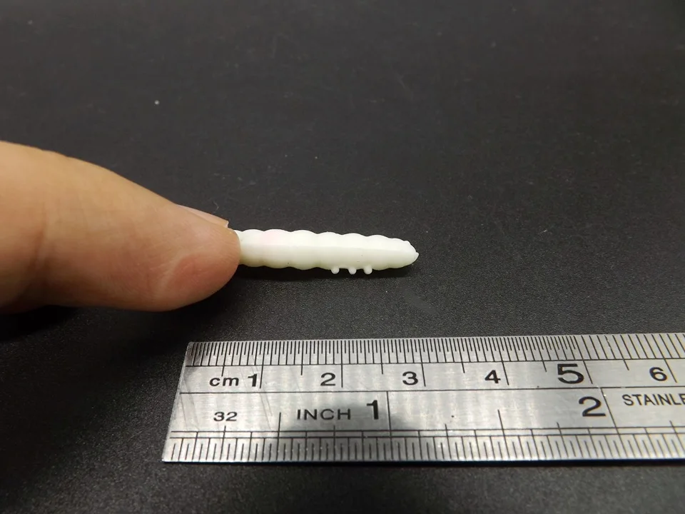 Крошечные Bionic Maggot Grub белые черви мягкая игрушка насекомое ребенок обучающая игра развивающие