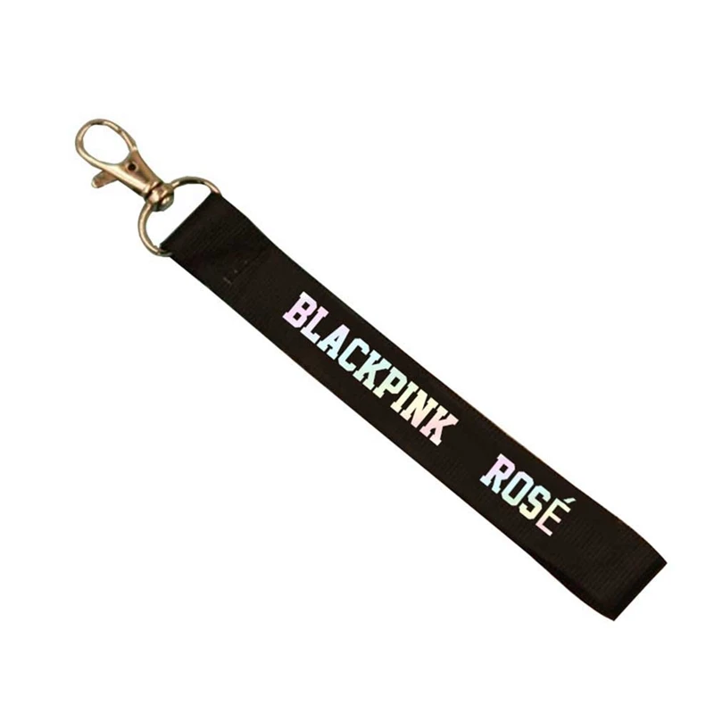

KPOP BLACKPINK Key Chain Laser Name Cellphone Strap JENNIE JISOO
