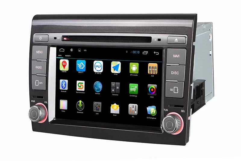Discount Auto radio car dvd gps navigation  for Fiat Punto 2007-2012 with android 4.4.4 System 2