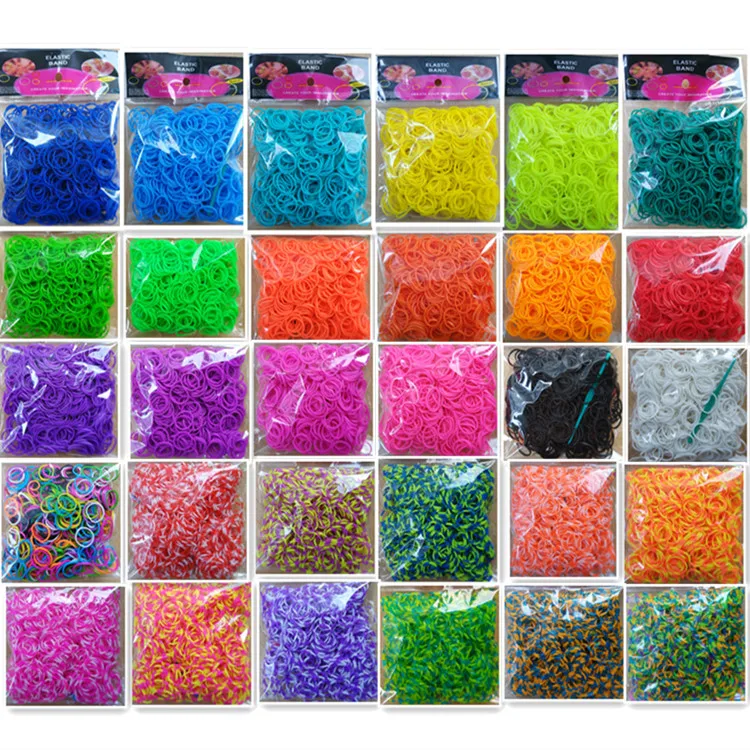 24 S-Clips 2Haken LOOM Bands Looms Loombands rot Ton 600 Stück 