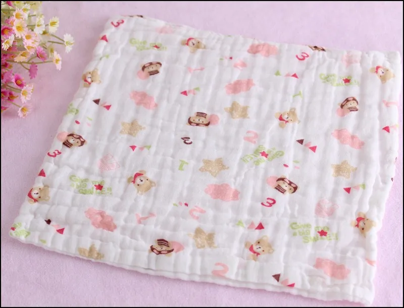 Популярная низкая цена мягкие удобные детские обнять одеяло марли полотенцем младенческой полотенце полотенце слюни полотенце платок