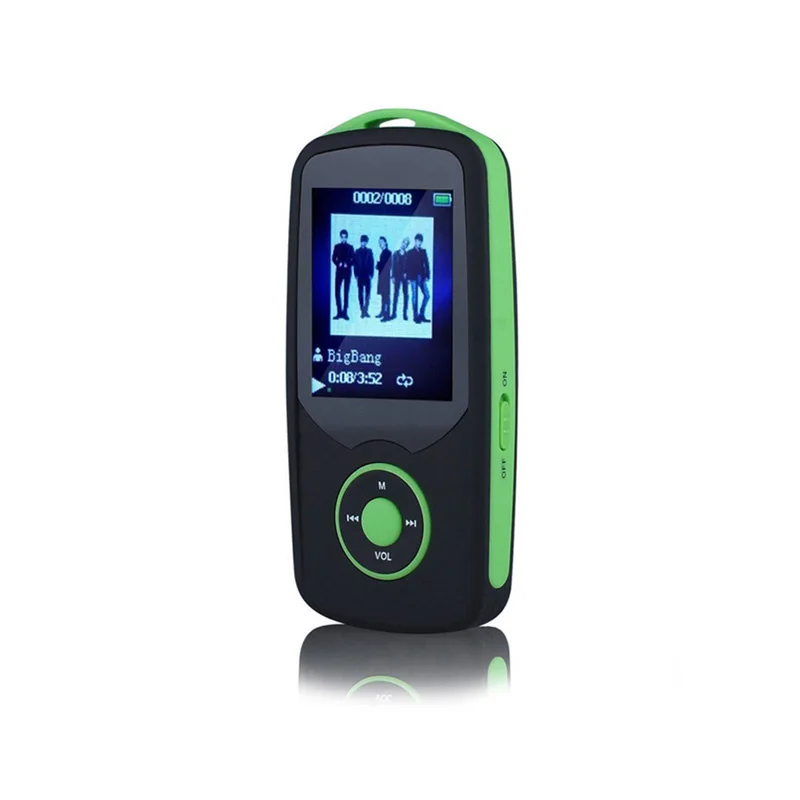 Оригинал RUIZU X06 Hifi Мини Mp3 плеер Bluetooth FM 8 ГБ 1.8 Inch TFT ЖК Экран Высокого Качества Без
