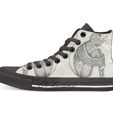 Небезопасная Новинка; дизайнерская Повседневная парусиновая обувь; обувь на заказ; Прямая