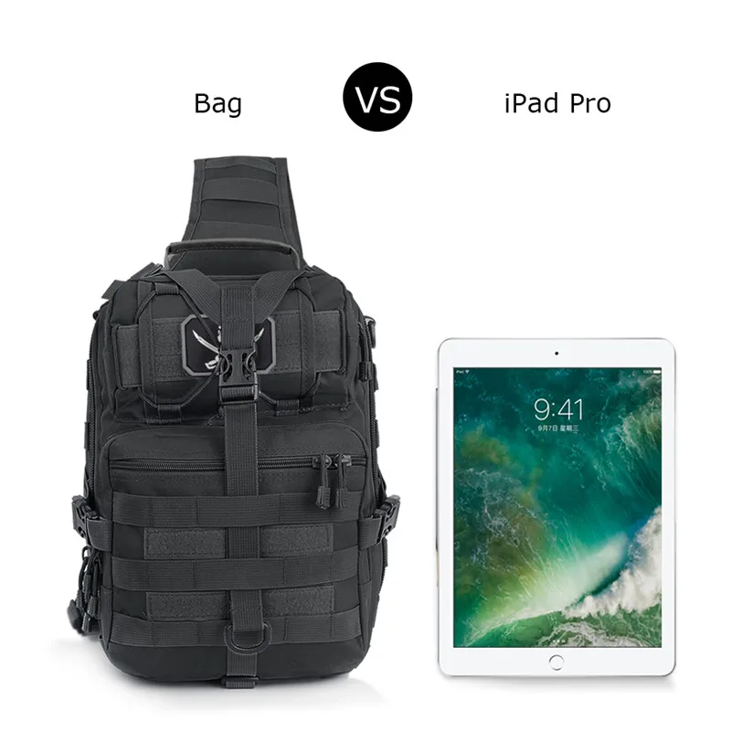 Online Military Tactical Assault Pack Rucksack Armee Molle Wasserdicht Schulter Taschen Kleine Rucksack für Outdoor Wandern Camping Jagd