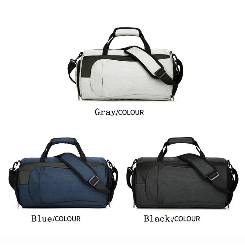 Men Gym Bags With Shoe Compartment Women Waterproof Sport Yoga Bags Lightweight Travel Duffel Bags Swimming Storage  Pool Bags