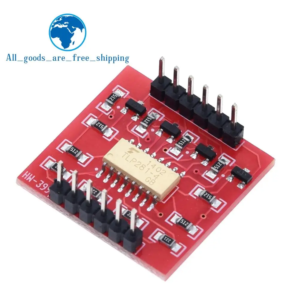 4 Canales opto-isolator Ic módulo Arduino alto y bajo nivel de junta de expansión