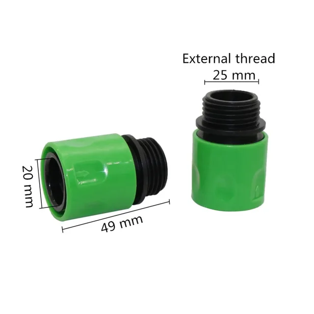 Kerti Csap 2 Utas Szelep Érintése 5/8 "Gyors Csatlakozó, 3/4" Nőstény Víz Öntözőszelep-Elosztó Öntőcsatlakozó 1 Készlet - Image 4