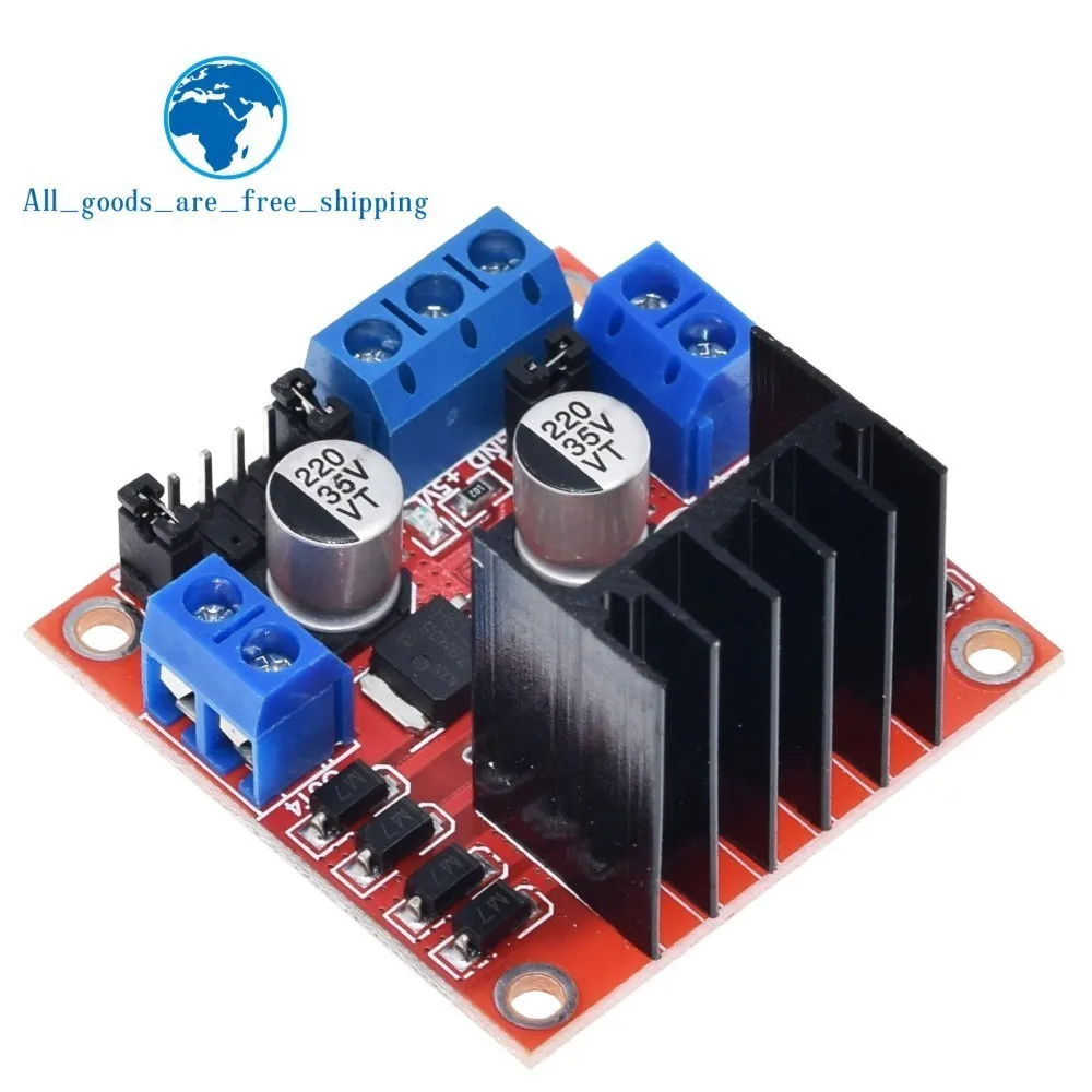 Модуль платы контроллера шагового двигателя TZT L298N с двойным H мостом DC|power module|module