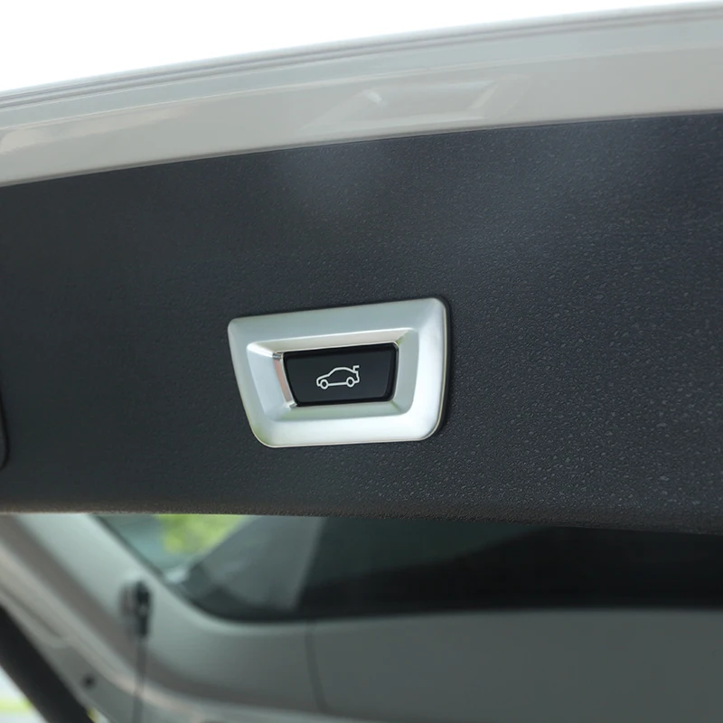Tail Door Button Cover Trim Sticker ABS Plastic Style 1 1 pcs//set Interior Auto Vehicle Accessory for BMW X1 f48 X3 f25 X4 f26 X5 f15 X6 3 Series f30 GT 7 5 Series