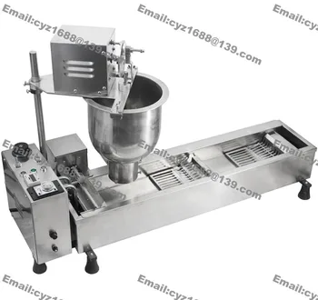

Free Shipping Commercial Use 3 Mold 110v 220v Electric Stainless Steel Automatic Donut Maker Doughnut Machine Donuts Fryer